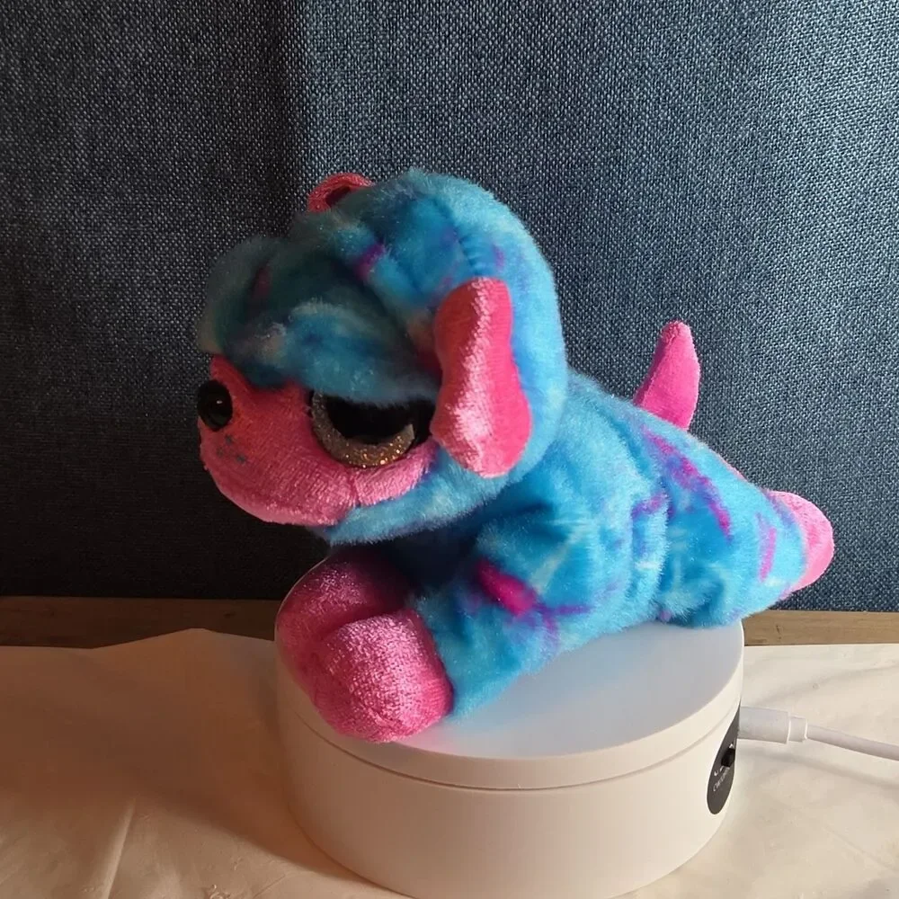 Zuru CoCo Surprise Neon Cone Poppy The Dog Blue & Pink Plush W/ Surprise Inside